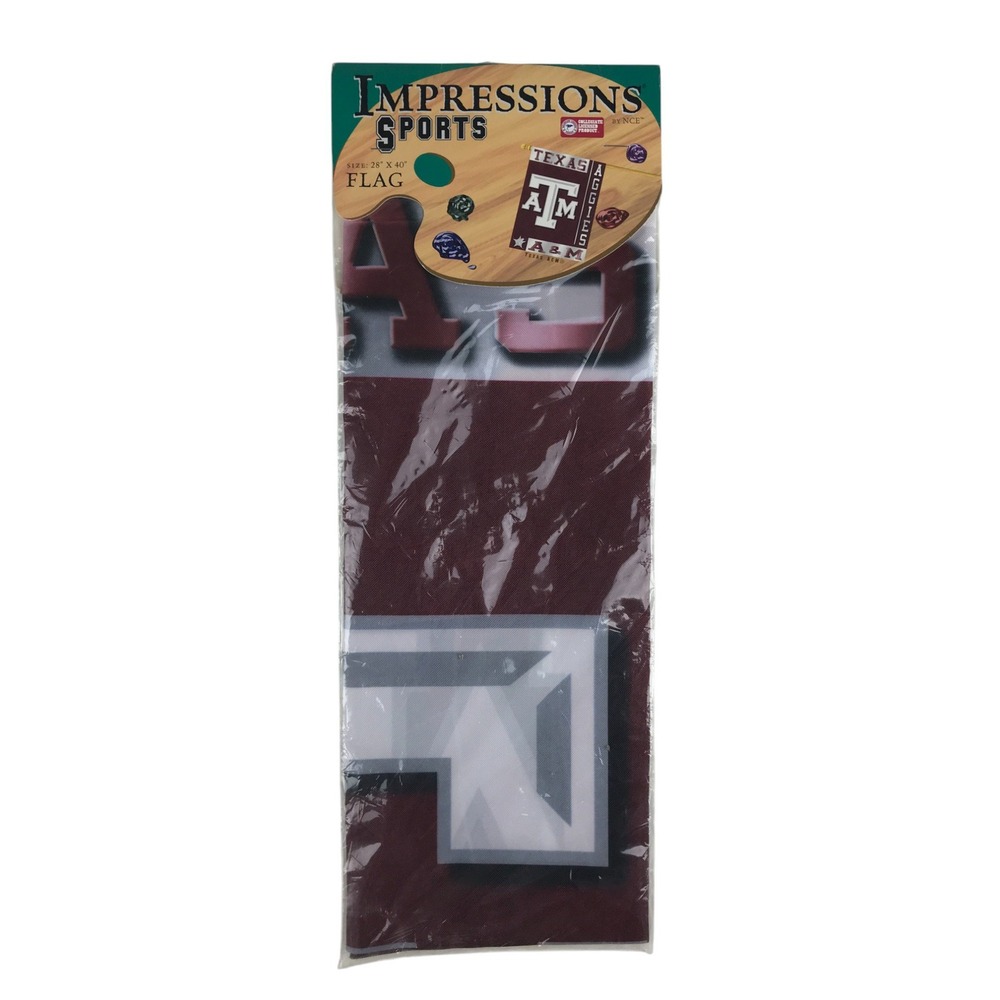 Texas A&M Aggies NCAA Impressions Sports Flag 28" x 40" College Decor Banner